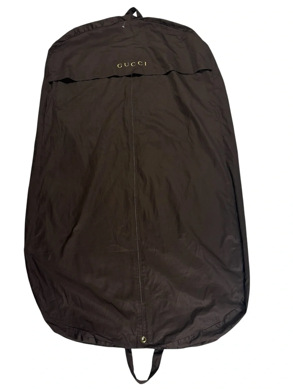 Gucci Without Tags Brown Nylon Fabric Zippered Dust Cover Garment Bag